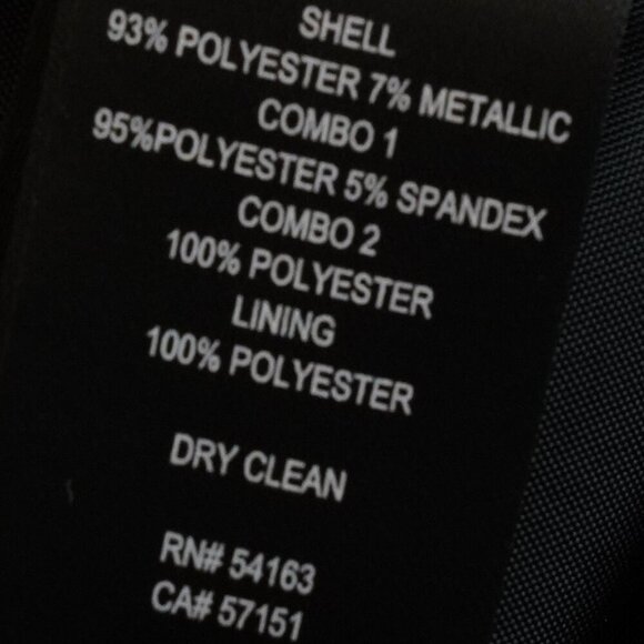 Jessica Howard, Metallic Leopard Print ¾ Sleeve V-Back Midi Dress, Black, Brown - Picture 6 of 7